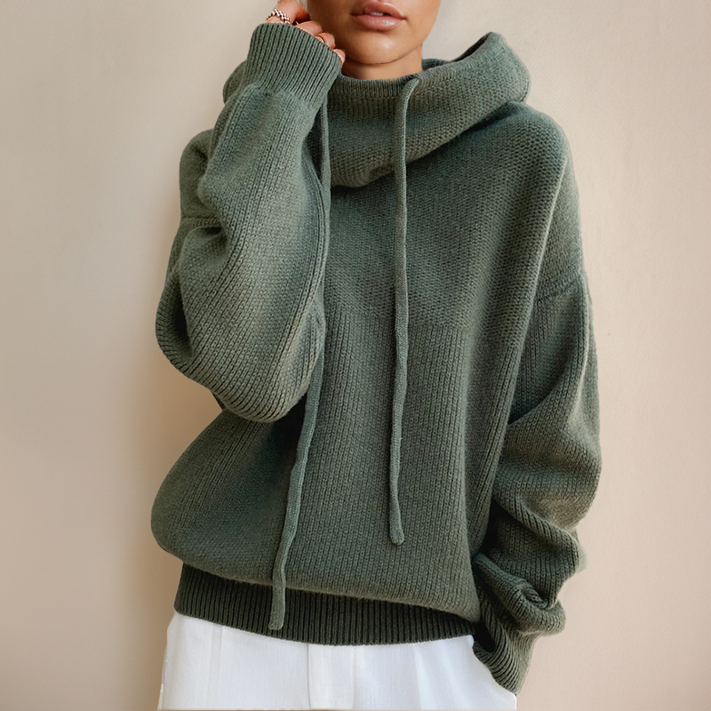 Le Cloe - Maglione di lã merino con collo alto