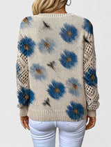 Aurélie | Maglione elegante con stampa Floreale