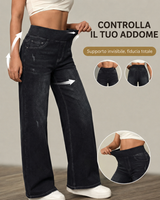 Duna | Pantaloni Larghi con Controllo Addominale da Donna