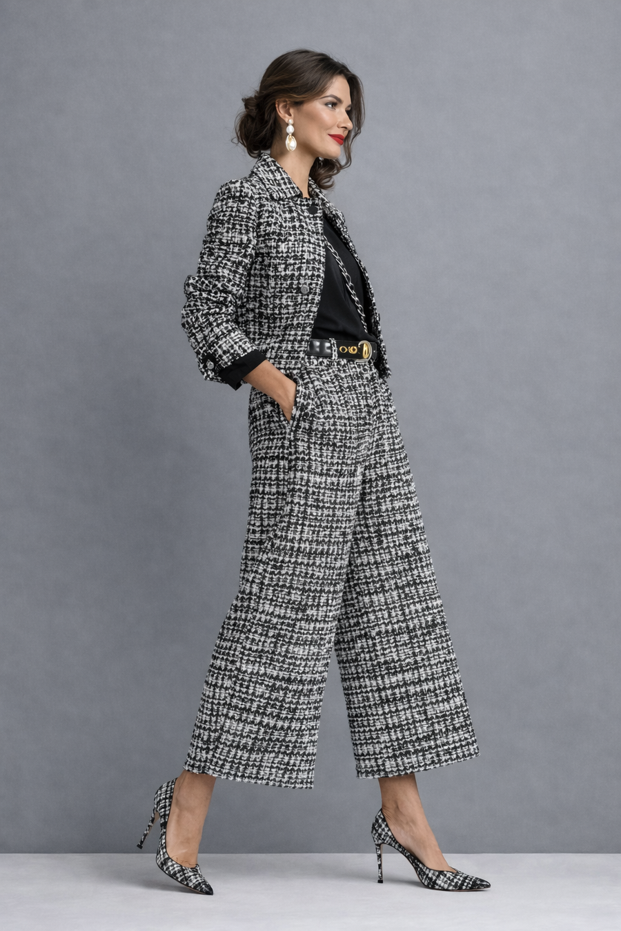 Manon | Completo elegante blusa e pantaloni per Donna