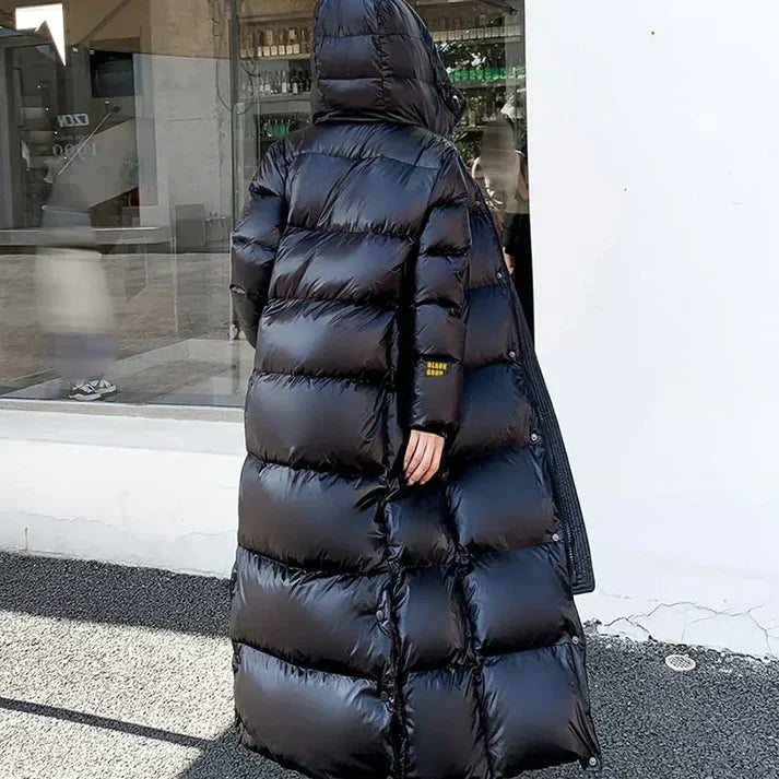 Clara - Cappotto lungo in piume