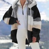 Giorgina - Cappotto in montone imbottito la contrasto