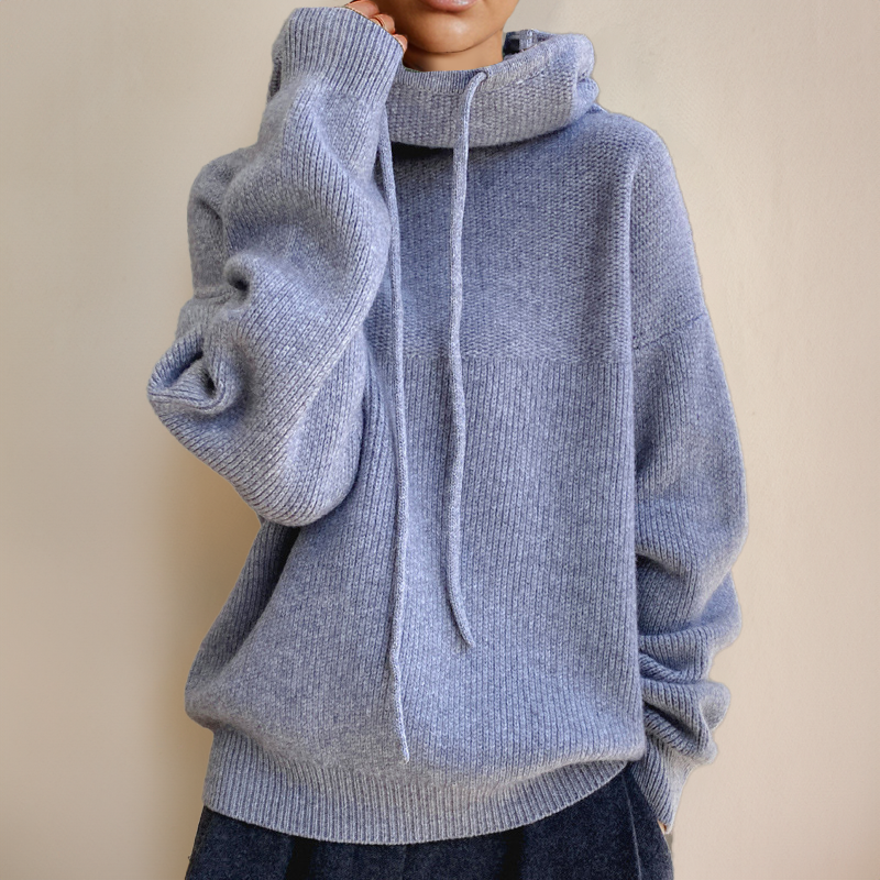 Le Cloe | Maglione in Lana Merino con Collo Alto da Donna