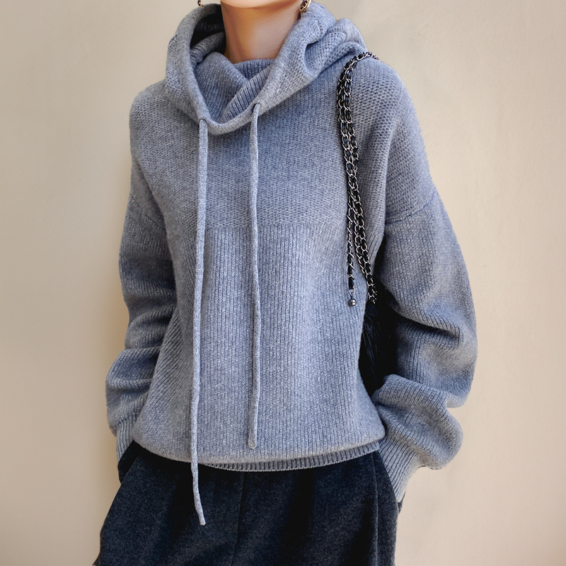 Le Cloe | Maglione in Lana Merino con Collo Alto da Donna