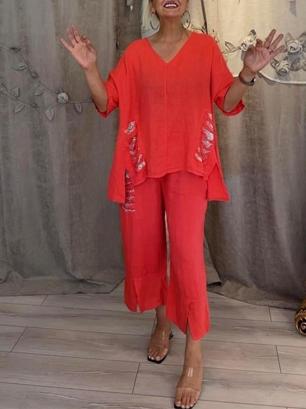 BIANCA | Set di estate di due pezzi con eleganza senza sforzo e comfort fluido per giornate soleggiate