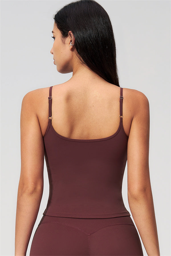 Nexus - Completo Top a Spalline e Pantaloni Corti a Gamba Larga per Donna