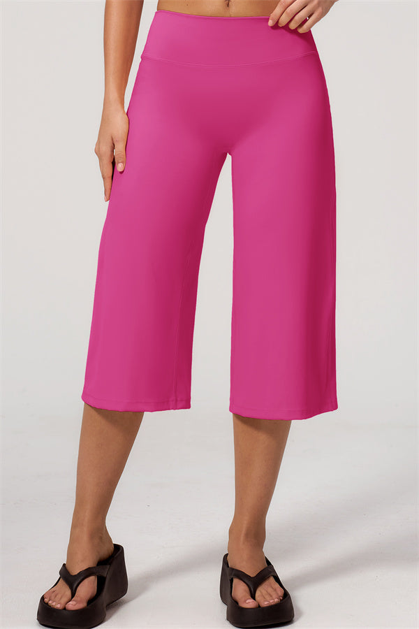 Nexus - Completo Top a Spalline e Pantaloni Corti a Gamba Larga per Donna
