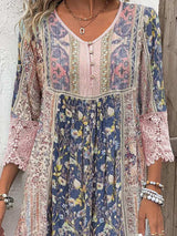 Mirabel | Abito Boho con Dettagli in Renda