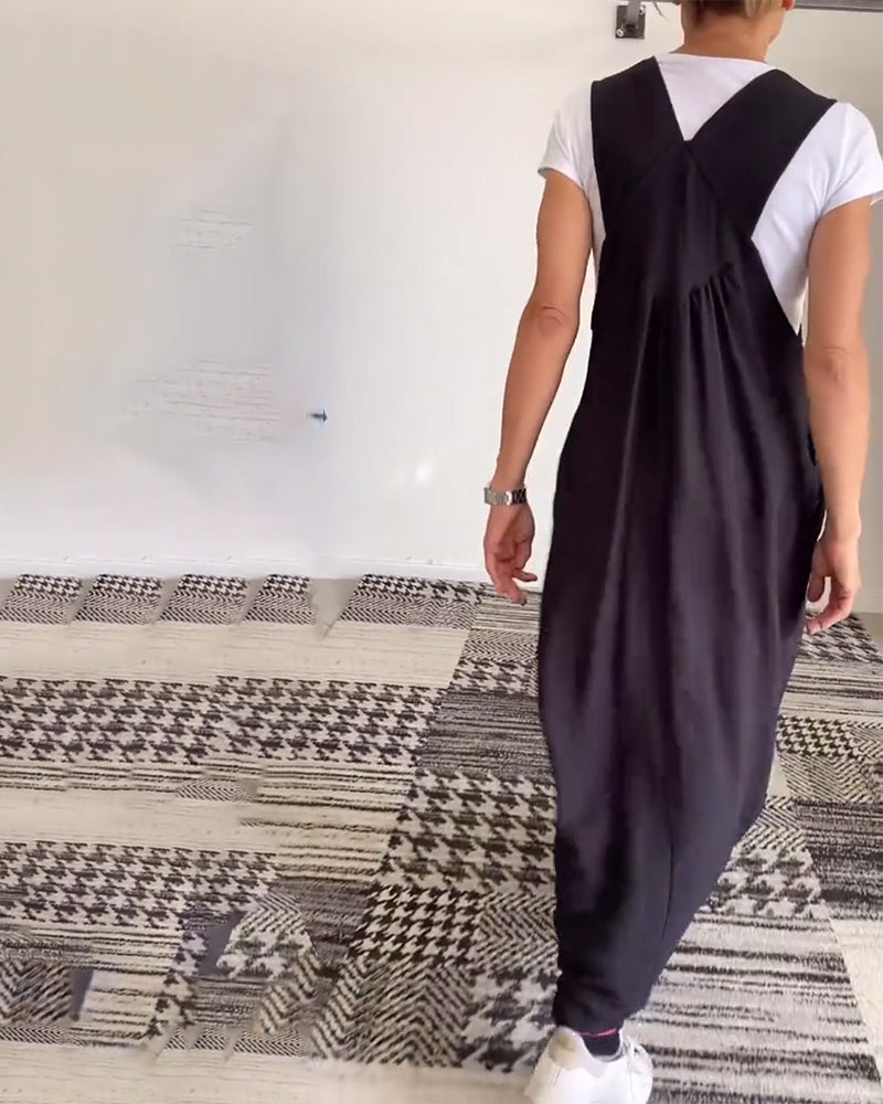 Alice | Abito Tuta Casual a Colore Solido