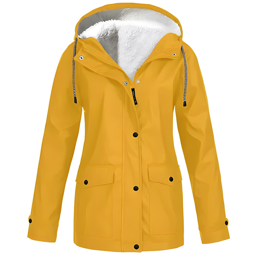 Elvira - Impermeabile con fodera in pile da donna