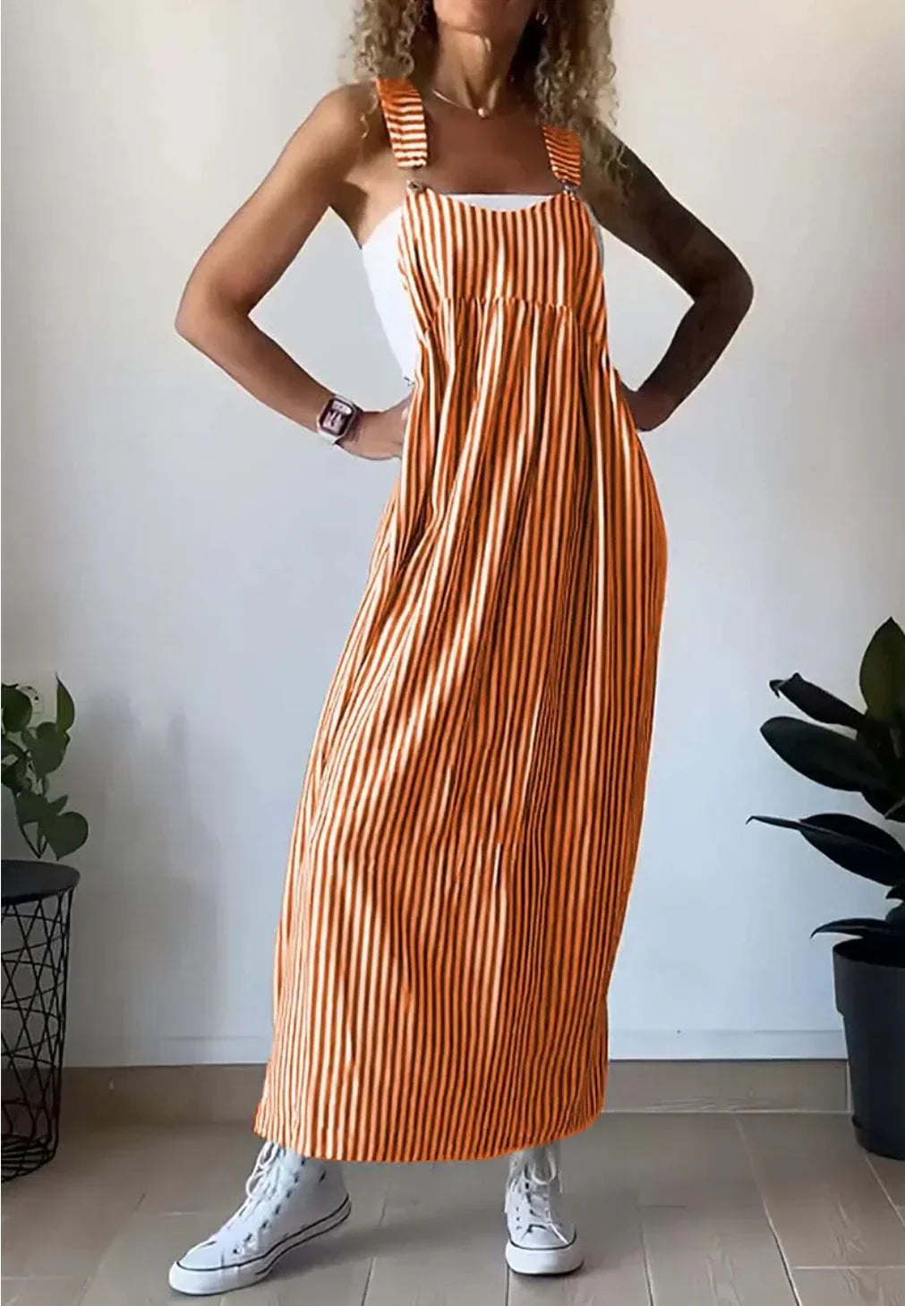 Camille | Tuta Casual a Righe