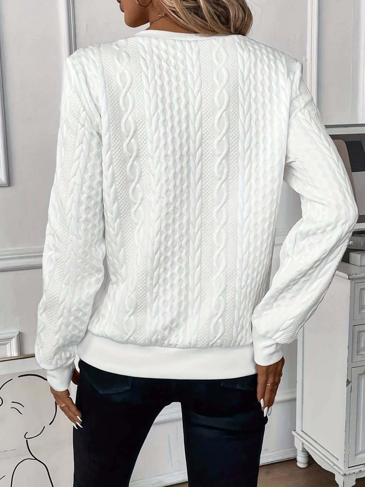 Emma | Maglione in Maglia Elegante e Stiloso da Donna