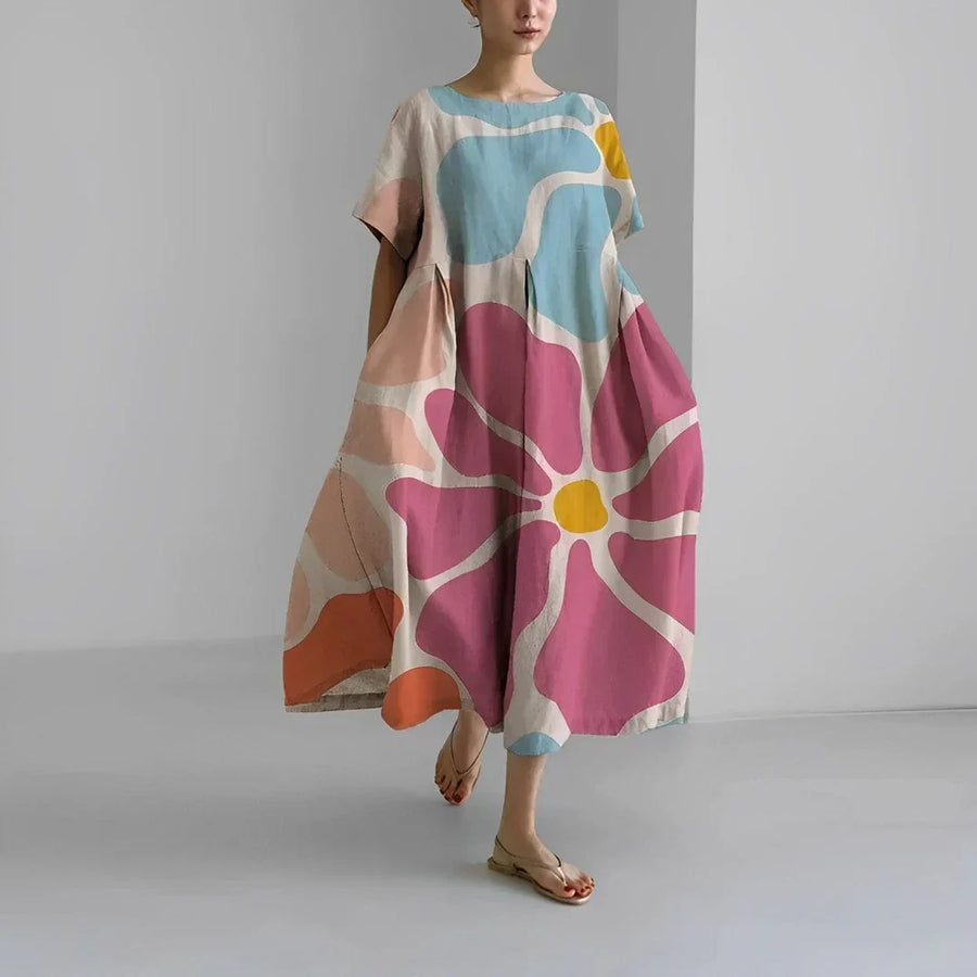 PINK | ABITO FLOREALE CONFORTEVOLE