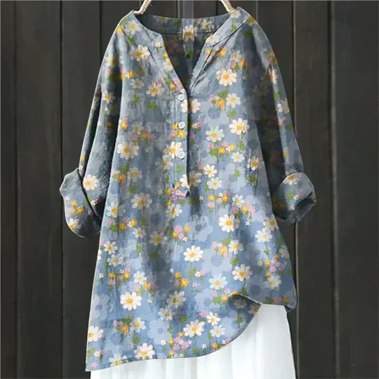 Elidi™ | Camicia Ariosa e Confortevole con Bottoni