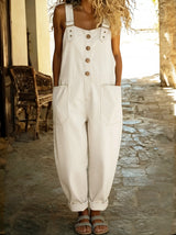 Rocio | Tuta in Denim Casual con Fibbia Regolabile da Donna