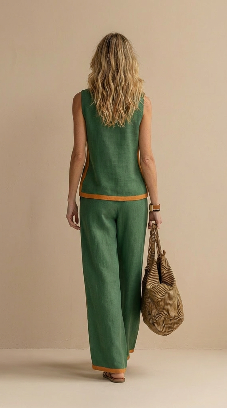Paula | Set di Lino e Cotone da Donna