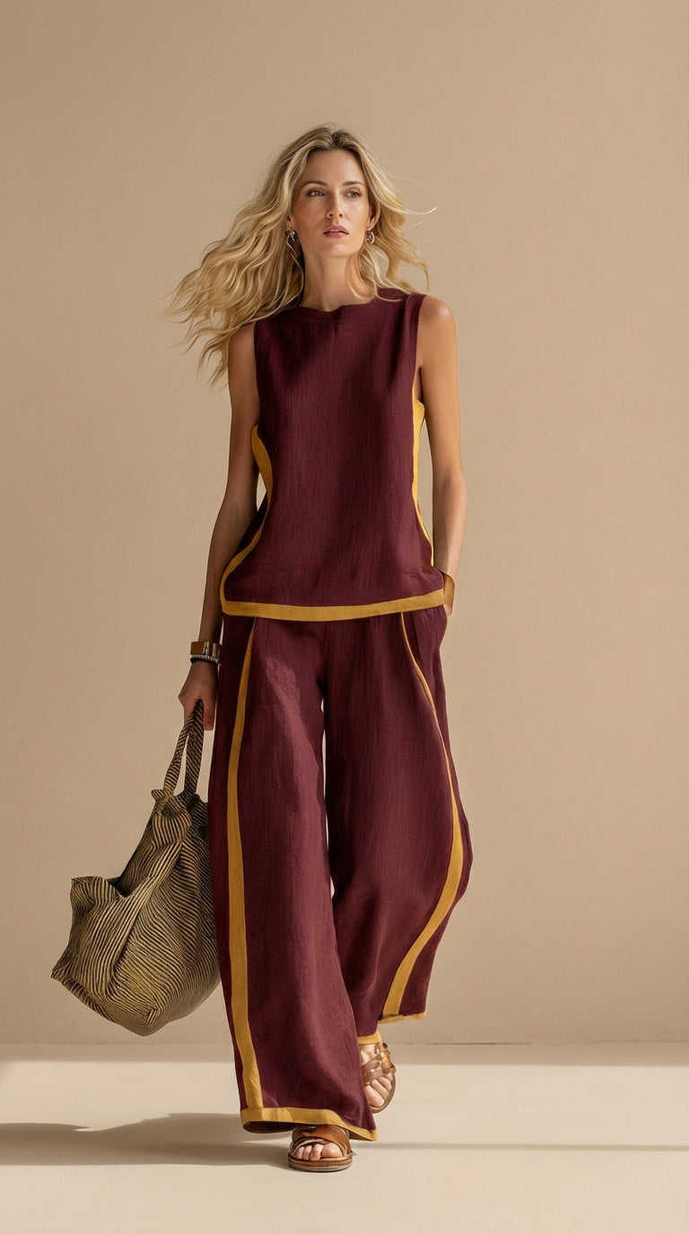 Paula | Set di Lino e Cotone da Donna