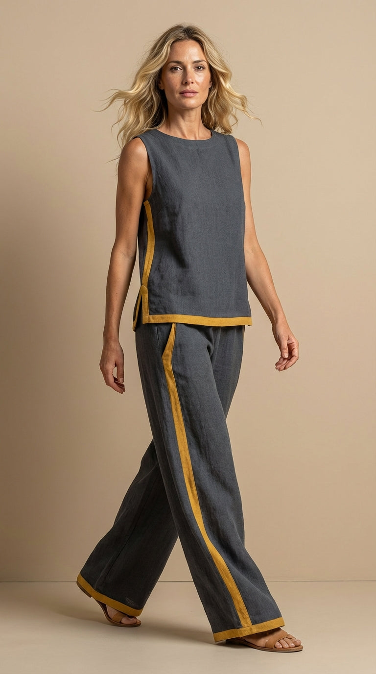 Paula | Set di Lino e Cotone da Donna