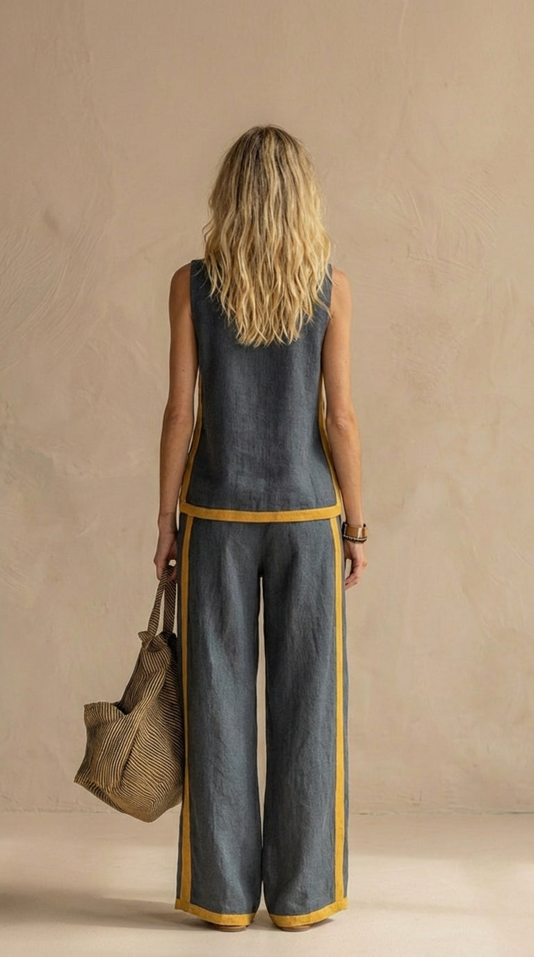 Paula | Set di Lino e Cotone da Donna