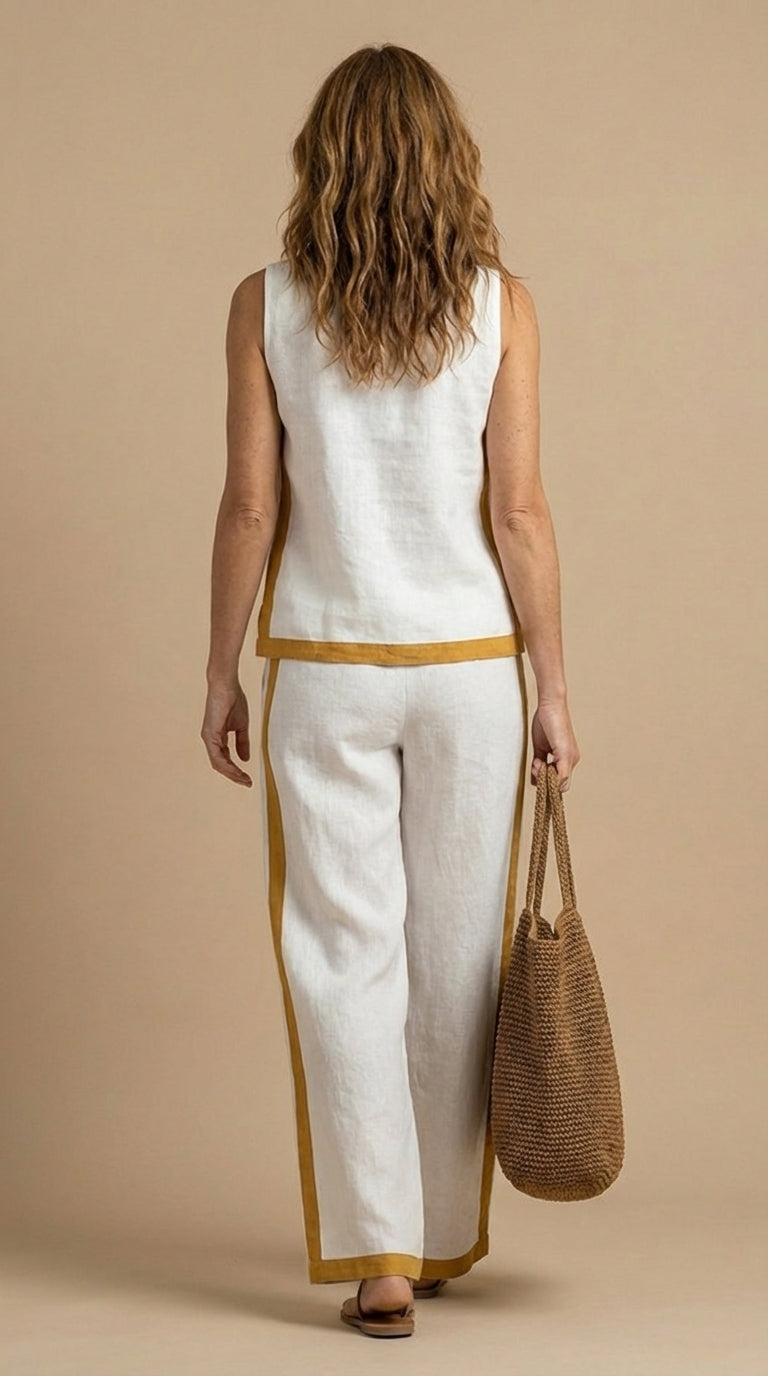 Paula | Set di Lino e Cotone da Donna