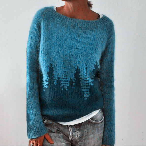 Alva - Maglione forestale a manica lunga alla moda