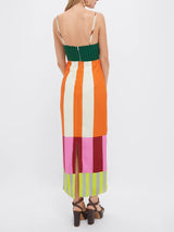 Paloma – Abito lungo a righe colorato