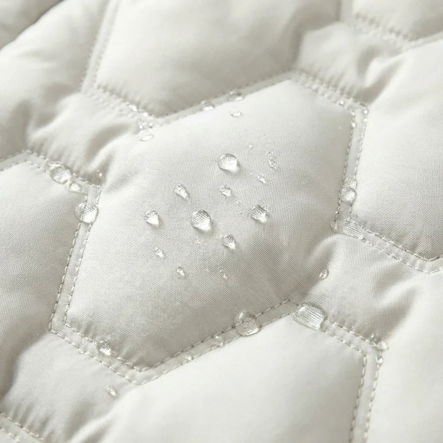 Lumière | Cappotto lungo in piuma con cappuccio per Donna
