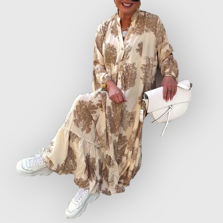 Mirone™ | Abito lungo floreale