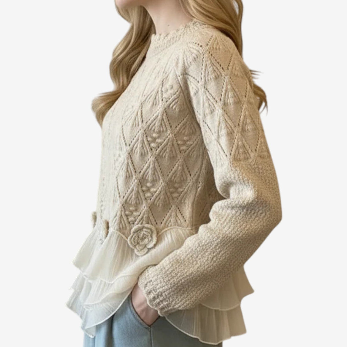 Graci™ Maglione Testurizado