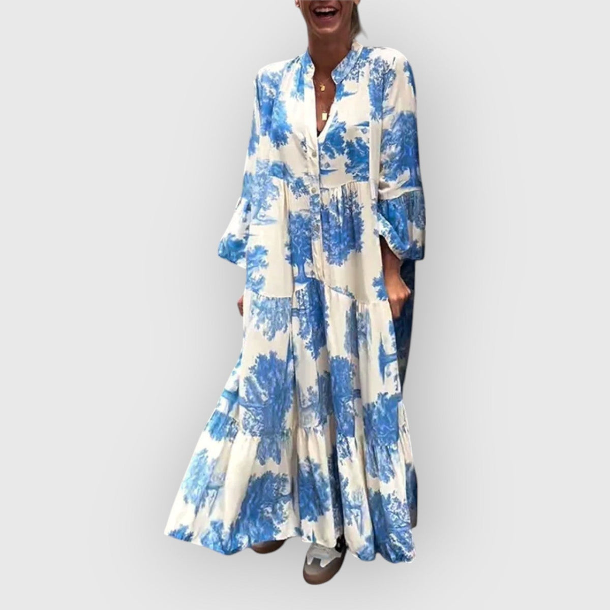 Mirone™ | Abito lungo floreale