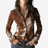 Laine™ | Blazer Effetto Pelle da Donna