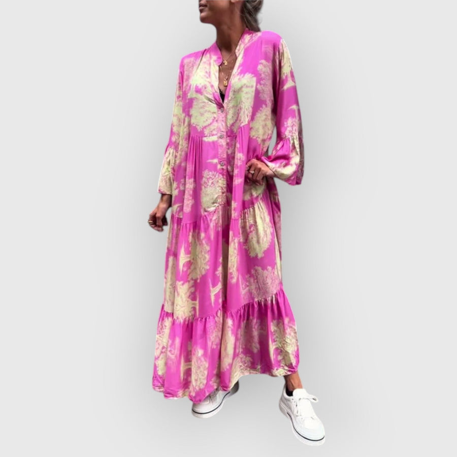 Mirone™ | Abito lungo floreale