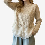 Graci™ Maglione Testurizado