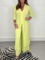 Alejandra | Set Casual Due Pezzi con Scollo a V da Donna