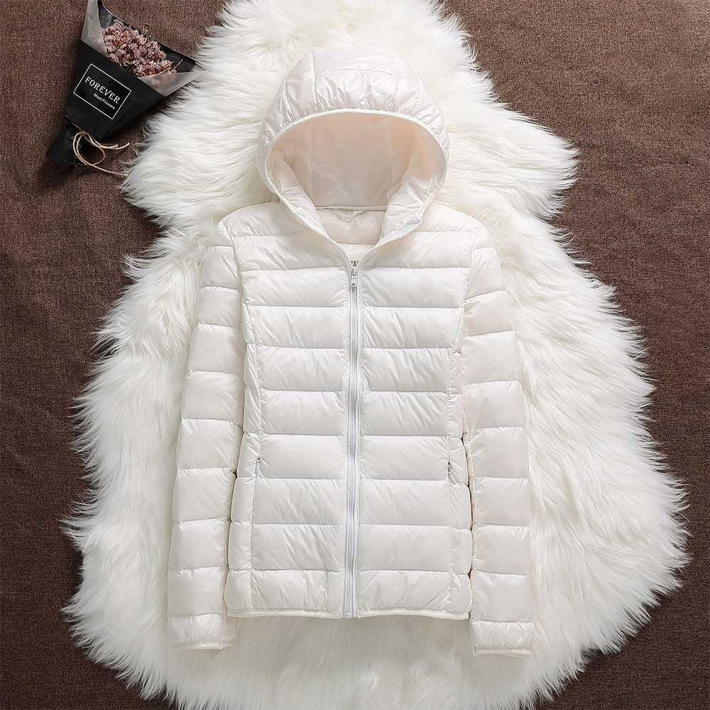 Nord™ | Nuova Giacca Impermeabile con Isolamento di Piume di Anatra Bianco da Donna