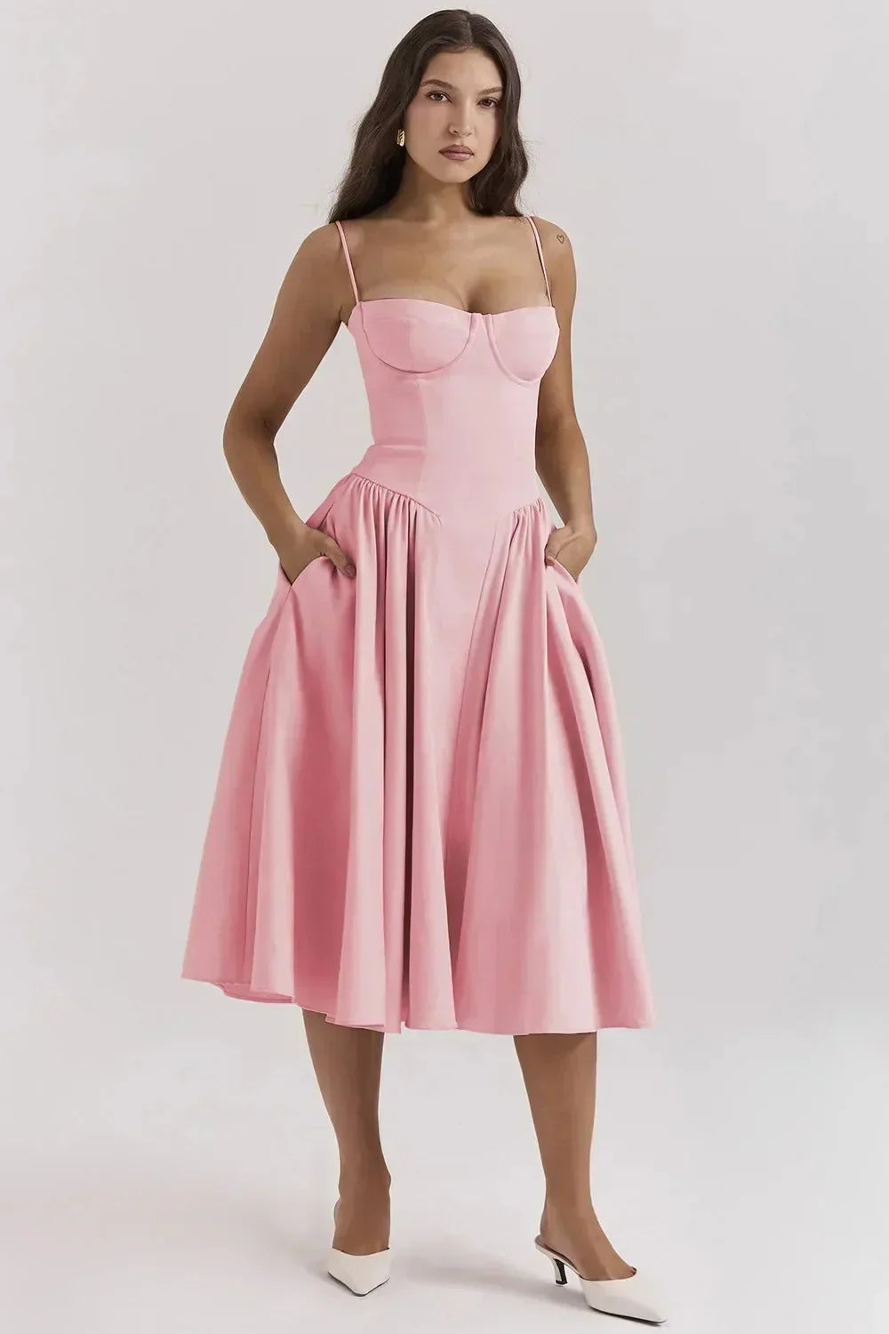 Kiki | Abito Midi Retro da Donna