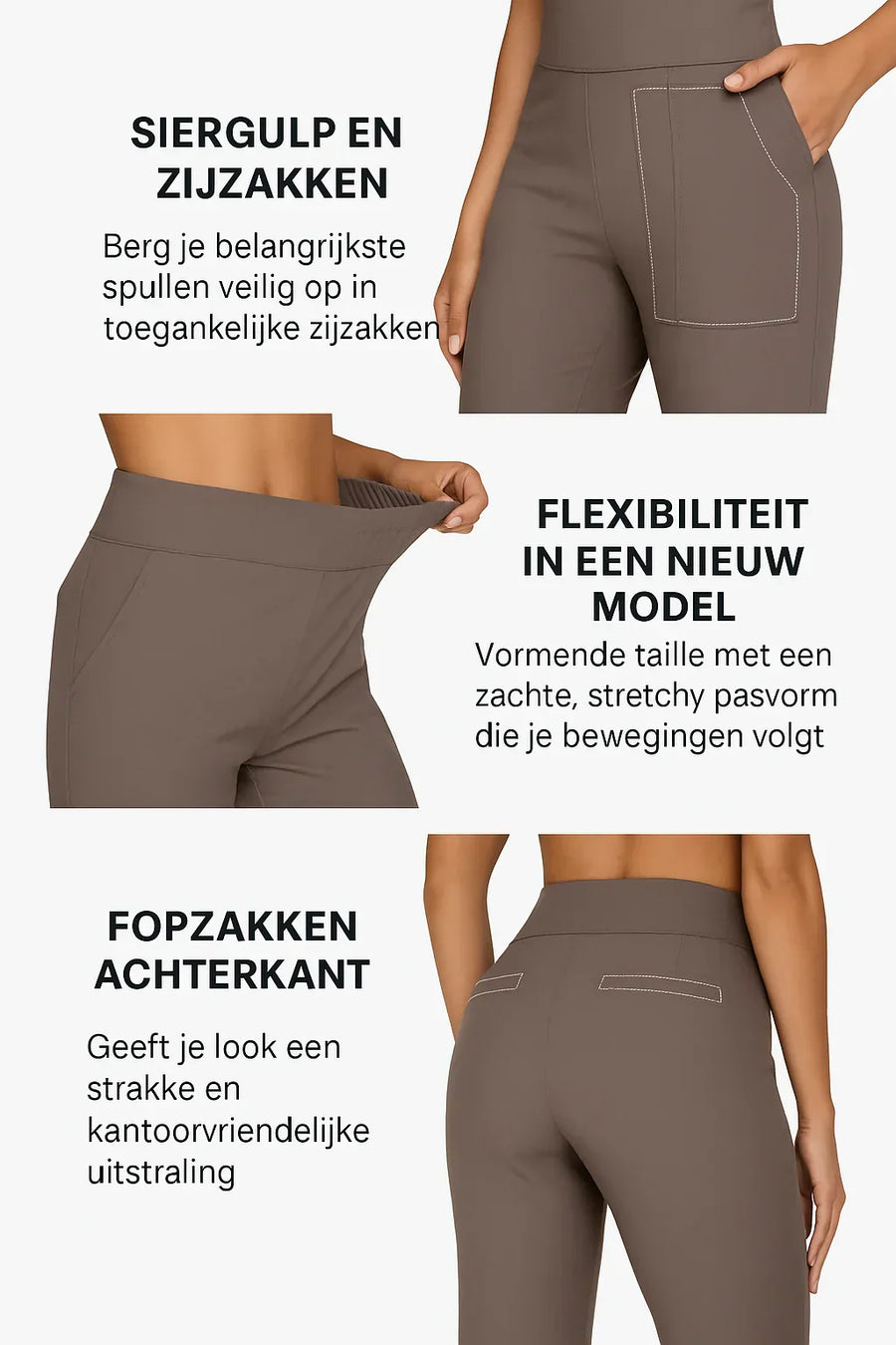 Klara | i pantalonealoni elasticizzati conodi per tutte le donne
