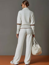 Marietta | Blusa e Pantaloni a Gamba Larga da Donna