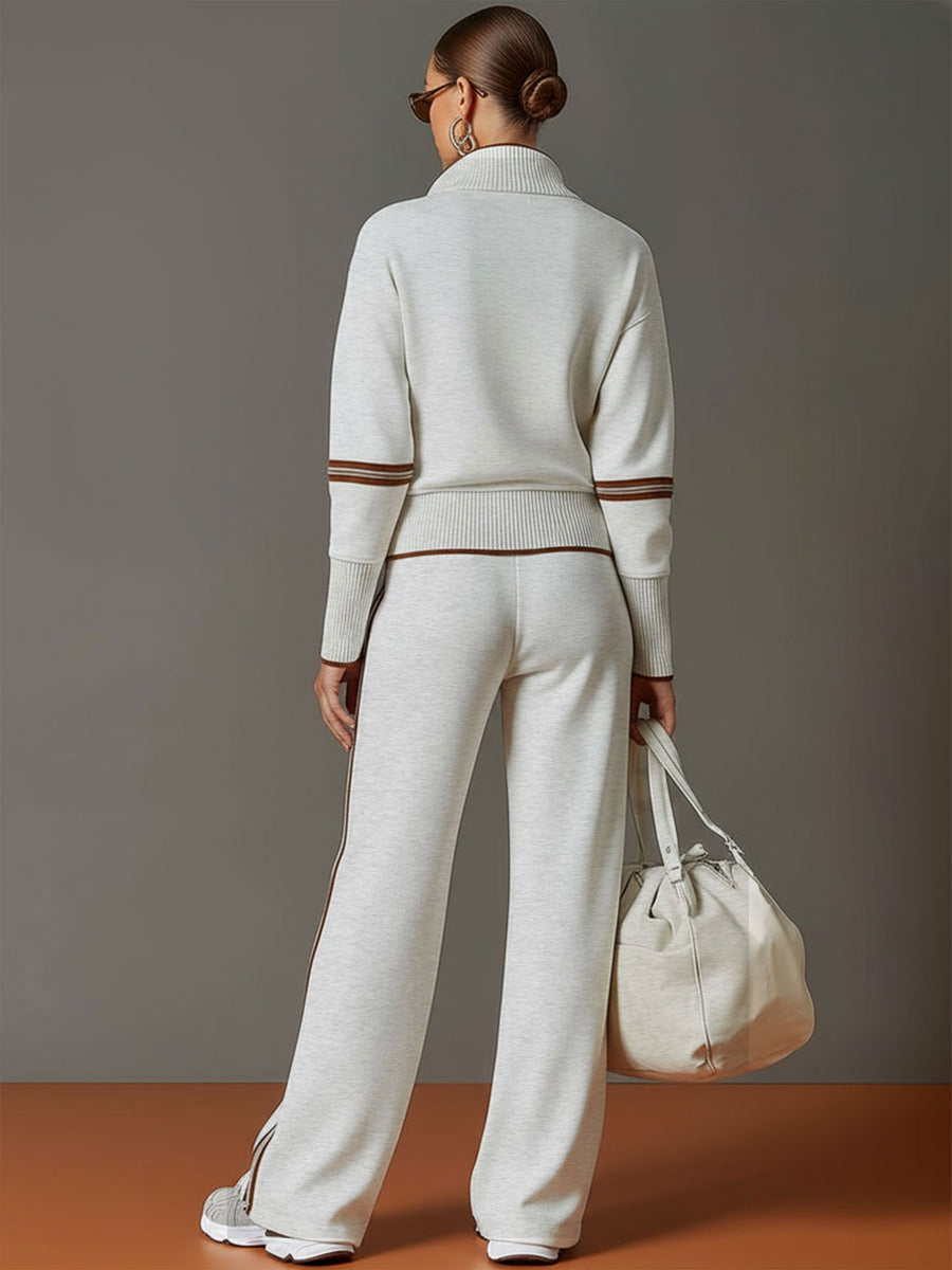 Marietta | Blusa e Pantaloni a Gamba Larga da Donna