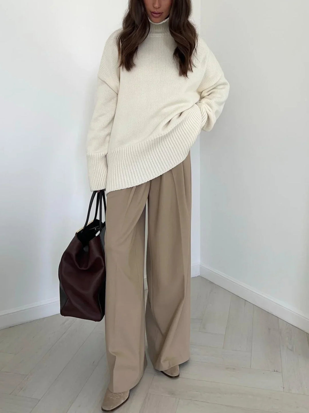 Charlie | Maglione con Collo Alto da Donna