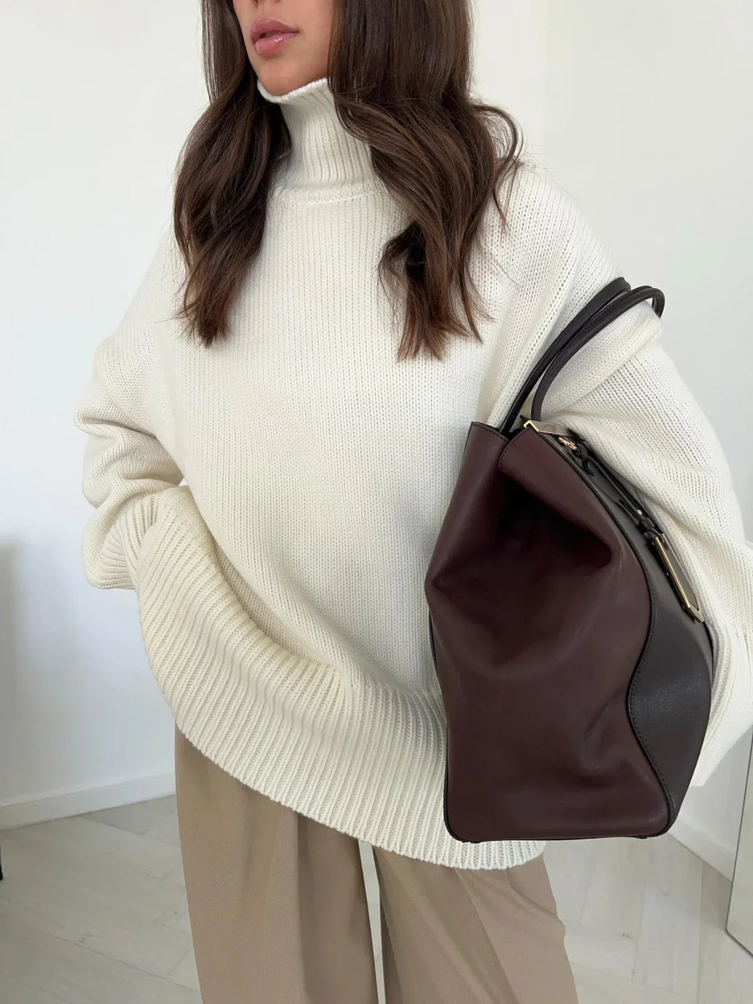 Charlie | Maglione con Collo Alto da Donna