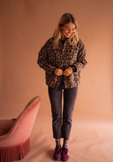 Luna | Giacca alla Moda con Stampa Leopardata da Donna