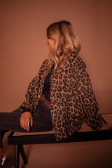 Luna | Giacca alla Moda con Stampa Leopardata da Donna