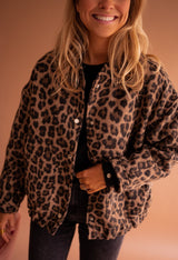 Luna | Giacca alla Moda con Stampa Leopardata da Donna