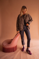 Luna | Giacca alla Moda con Stampa Leopardata da Donna