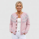 Elva™ | Cardigan di maglia solta con stampa