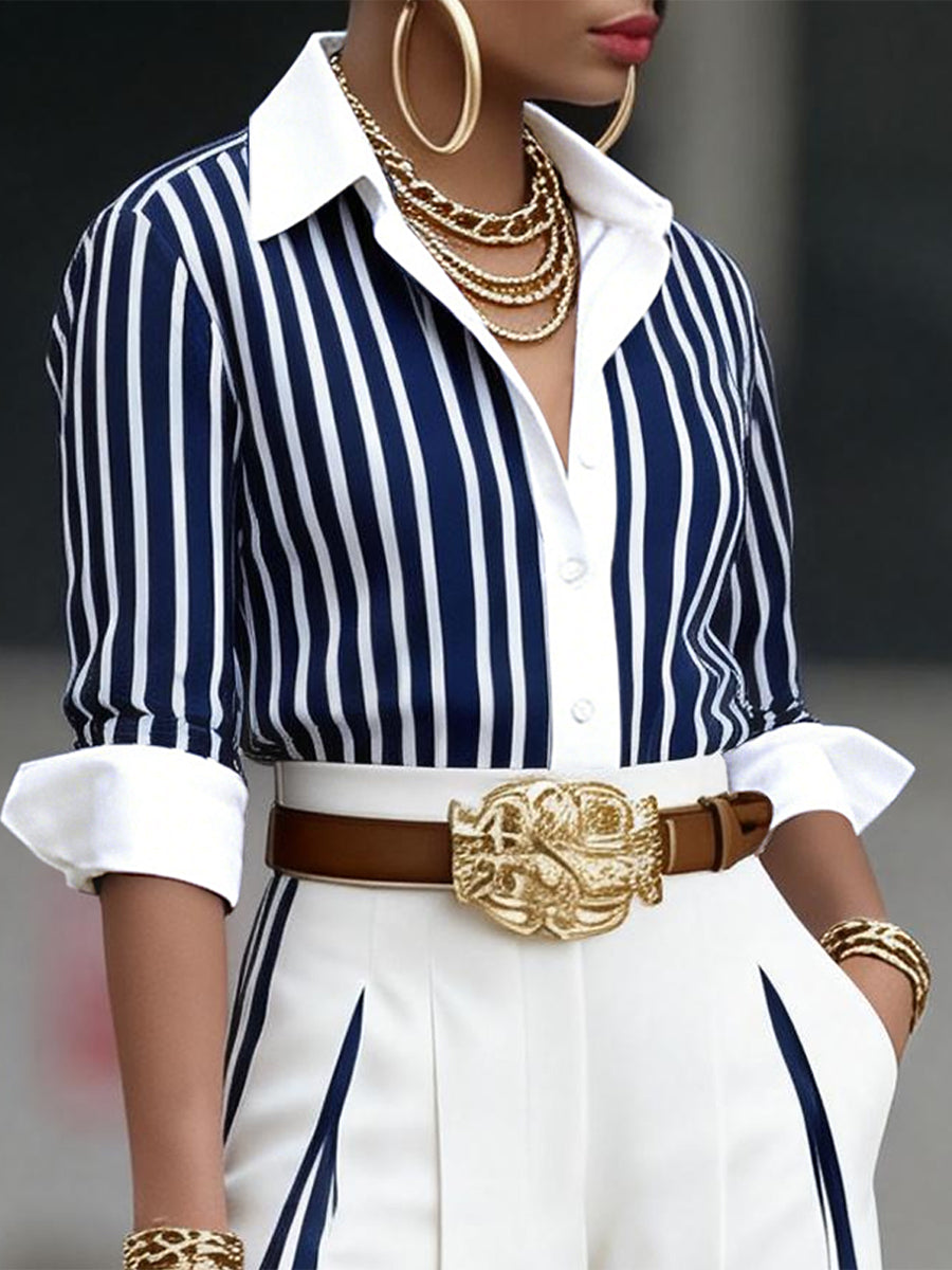 Susana - Completo di camicia e pantaloni per Donna