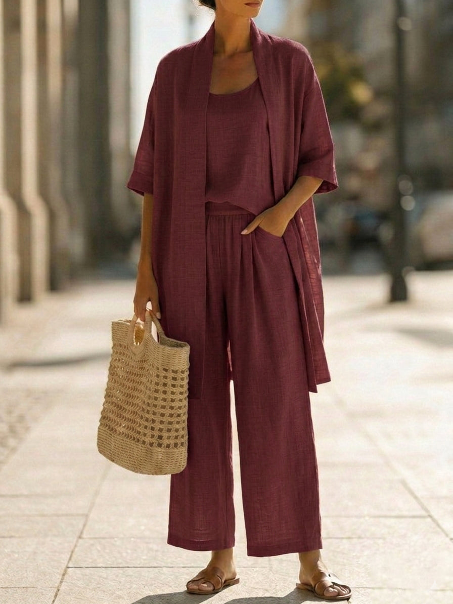 Linnea | Completo Leggero in Lino da Donna