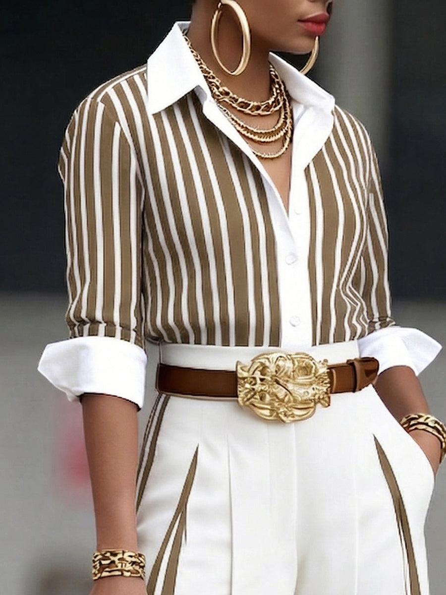 Susana - Completo di camicia e pantaloni per Donna