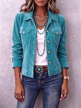 Raffaella | Giacca in Velluto Vintage Bohemien per Donna